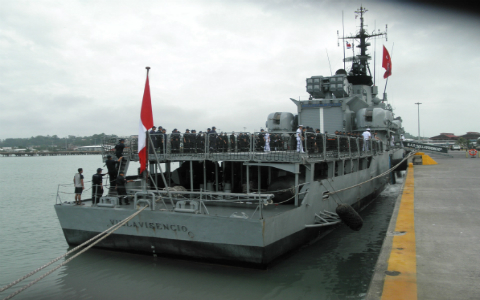 Buque de la Armada Peruana promueve imagen del Per en Costa Rica